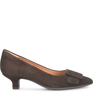 NEW SOFFT women's sadie kitten heel pump in chocolate brown